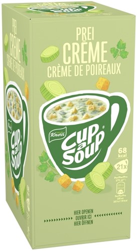 Cup a Soup Knorr prei creme 175ml 21 Zak-3