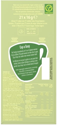 Cup a Soup Knorr prei creme 175ml 21 Zak-1