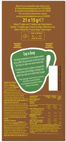 Cup a Soup Knorr rundvlees 175ml 21 Zak-1