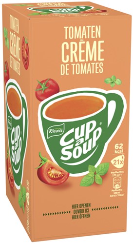 Cup a Soup Knorr tomaten creme 175ml 21 Zak-3