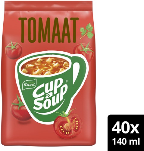 Cup a Soup Knorr machinezak tomaat 140ml 40 portie