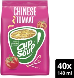 Cup a Soup Knorr machinezak Chinese tomaat 140ml 40 portie