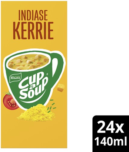 Cup a Soup Knorr Indiase kerrie 140ml 24 Zak
