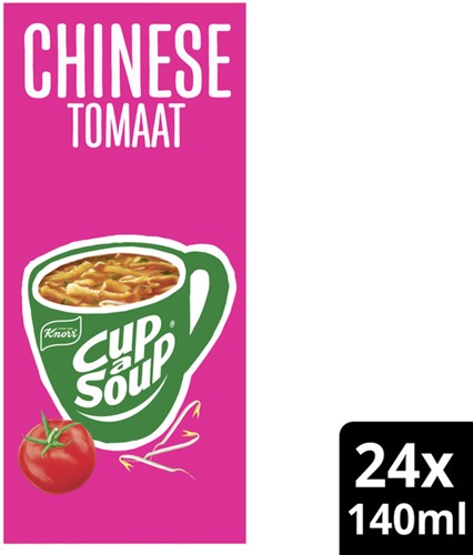 Cup a Soup Knorr Chinese tomaat 140ml 24 Zak
