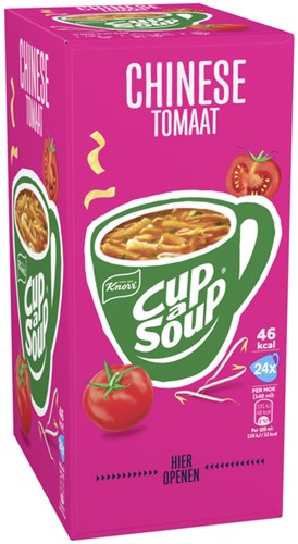 Cup a Soup Knorr Chinese tomaat 140ml 24 Zak-3