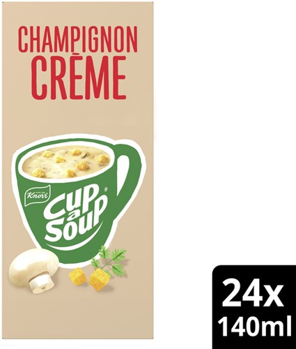 Cup a Soup Knorr champignon creme 140ml 24 Zak
