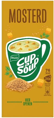 Cup a Soup Knorr mosterd 24x140ml 24 Zak-2