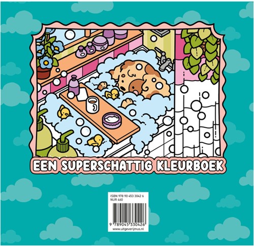 Kleurboek MUS Kjoet-Koozie Knusse knuffels 1 Stuk-3