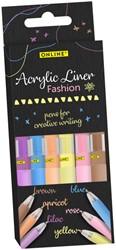 Acrylliner Online fashion assorti 6 stuks 6 Stuk