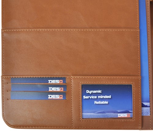 Schrijfmap DESQ A4 bruin 1 Stuk-2