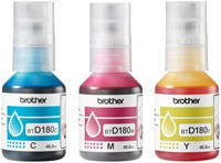 Navulinkt Brother BT-D180CLVAL 3 kleuren 4 Stuk-2