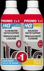 Afvoerontstopper HG Promopack 2x500ml 2 Fles
