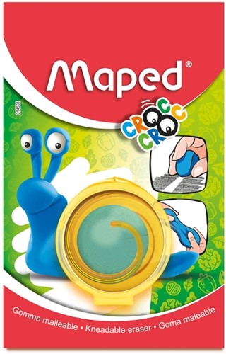 Kneedgum Maped Croc Croc blister 1 stuk blauw 1 Stuk