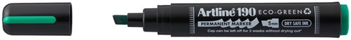 Permanent marker Artline 190 Eco schuin 2-5mm gn 1 Stuk