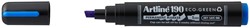 Permanent marker Artline 190  Eco schuin 2-5mm bl 1 Stuk