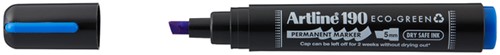 Permanent marker Artline 190  Eco schuin 2-5mm bl 1 Stuk