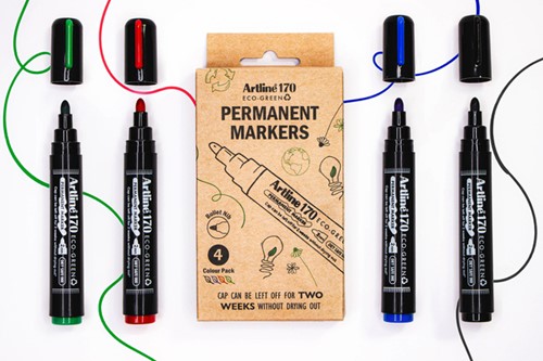 Permanent marker Artline 170 Eco rond M ass 4st 4 Stuk-3