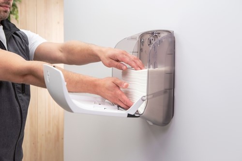 Handdoekdispenser Katrin klein zwart 88966 1 Stuk-1