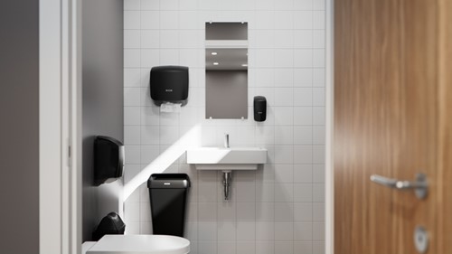 Handdoekdispenser Katrin klein zwart 88966 1 Stuk-2