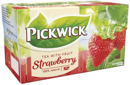 Thee Pickwick aardbei 20x1.5gr 20 Stuk-2