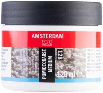 Medium Amsterdam Mini 128 puimsteen grof 120ml 120 Milliliter