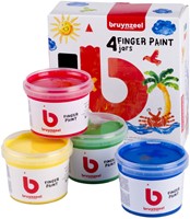 Vingerverf Bruynzeel Kids set 4 kleuren 4 Stuk-2