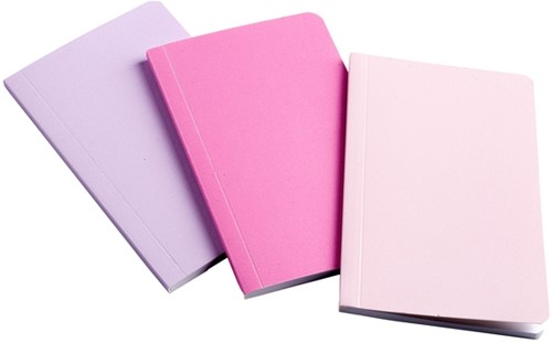 Notitieboek Bruynzeel Teens A6 set 3st glitter 3 Stuk-2