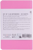 Notitieboek Bruynzeel Teens A6 set 3st glitter 3 Stuk-3