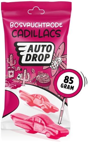 Autodrop rode Cadillacs zak 85 gram