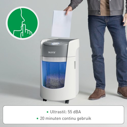 Papiervernietiger Leitz IQ OptiMax 350 Smal Office 1 Stuk-2