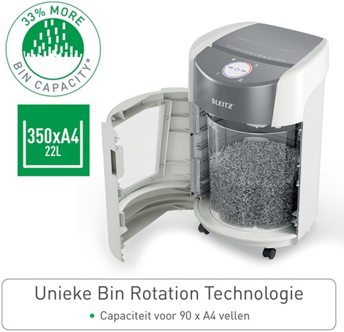 Papiervernietiger Leitz IQ OptiMax 350 Smal Office 1 Stuk-3