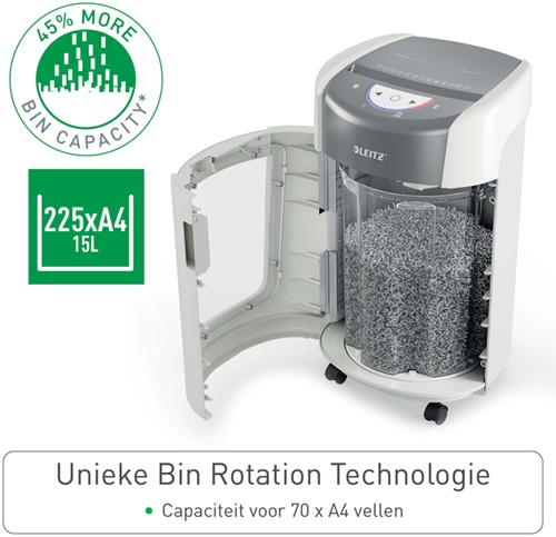 Papiervernietiger Leitz IQ OptiMax 225 Home Office 1 Stuk-6