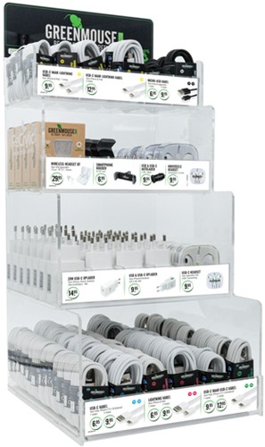 Kassadisplay Green Mouse telefoonaccessoires 150 Stuk