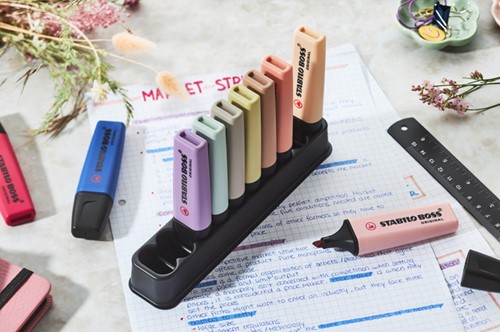 Markeerstift STABILO Boss Wildfl- Natu Co ass 10st 10 Stuk-2