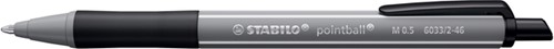 Balpen STABILO pointball colorful zw blist à 2st 2 Stuk-2