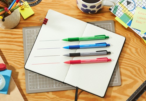 Balpen STABILO pointball colorful medium assorti blister à 3 stuks-5