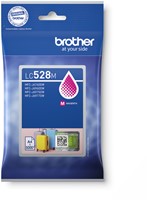 Inktcartridge Brother LC-528M rood 1 Stuk