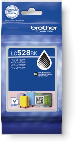 Inktcartridge Brother LC-528BK zwart 1 Stuk