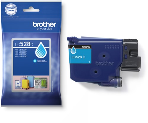 Inktcartridge Brother LC-528C blauw 1 Stuk-2