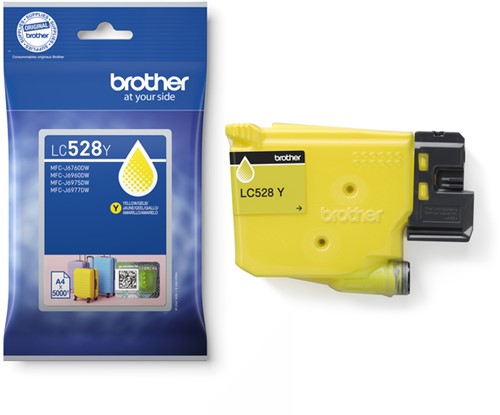 Inktcartridge Brother LC-528Y geel 1 Stuk-2