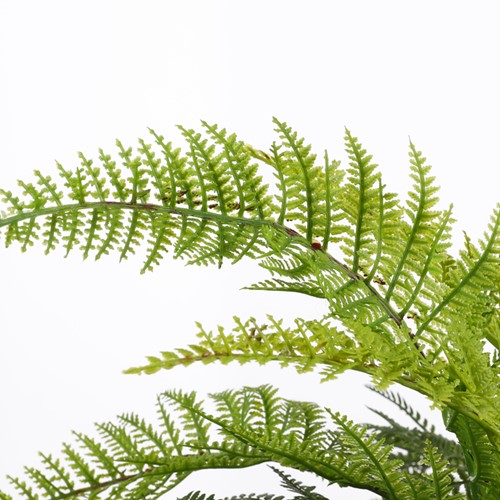 Kunstplant Mica Varen groen in pot Stan grijs 1 Stuk-2