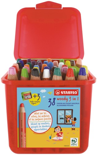 Kleurpotloden STABILO 882 woody 3 in 1 incl 3 slijpers classpack 38st-4