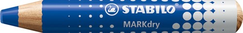Whiteboardpotlood STABILO MARKdry incl 2 slijpers blauw classpack 30st-3