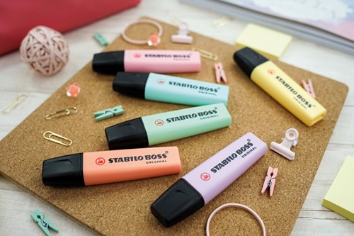 Markeerstift STABILO BOSS 70 48st assorti pastel 48 Stuk-4