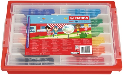 Viltstift STABILO power 280 144st assorrti 144 Stuk