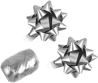 Polyband combi set zilver 1 ei 2 rozetten 1 Set