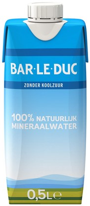 Water Bar-le-Duc koolzuurvrij pak 500 milliliter