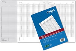 Jaarplanner 2027 Djois personeel- en activiteitenplanner