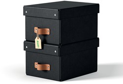 Opbergdoos Leitz Puro met deksel 7 liter set van 2 zwart