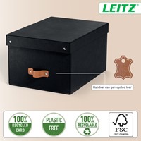Opbergdoos Leitz Puro met deksel 17 liter set van 2 zwart-3
